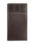 John Deere Basketweave Checkbook Wallet