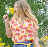 Sunset Buffalo Print Shirt