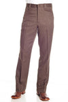 Circle S Mens Heather Brown Polyester Ranch Dress Pants