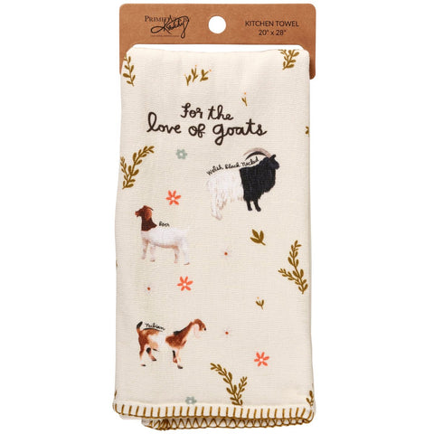 Dish Towel-Love of Goats