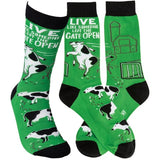 Live Like Someone Left The Gate Open Socks