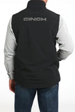 Cinch Men's Concealed Carry Black Logo Bonded Vest