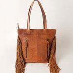 American Darling Hair-On Hand Tooled Tote