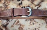 Brown Full Grain Latigo Belt