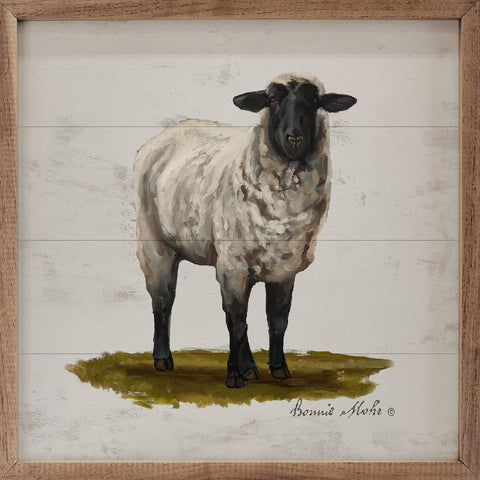 Sheep On Grass By Bonnie Mohr
Sign