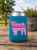 Steer Appliqué Koozie