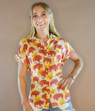 Sunset Buffalo Print Shirt