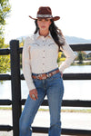 Cruel Women’s Cream Snap Shirt