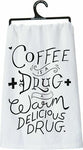 Dish Towel-Coffee Is A Drug