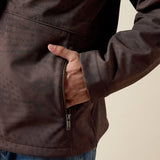 Ariat Men’s Brown Patriot Flag Softshell Jacket