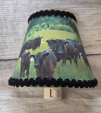 Night Light-Black Cows
