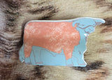 Hereford Bull Hair Clip