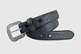 Wrangler Boy's Black Ostrich Print Belt