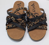 Very G Giselle Tan Leopard  Sandal