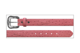 Wrangler Girl's Pink Ostrich Print Belt