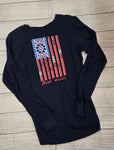 Ariat Rebar Cotton Strong Southwest Tee-True Navy