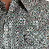 Cinch Men’s Gray Modern Fit Print Shirt