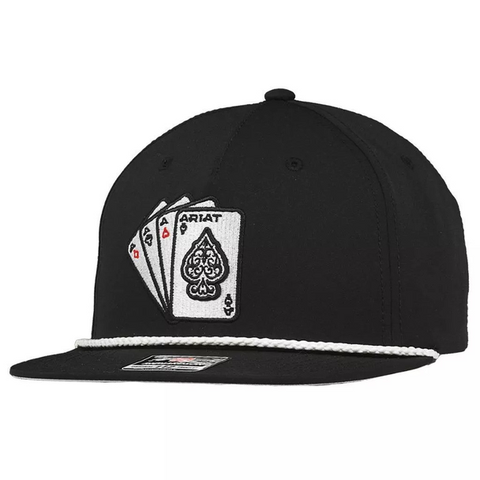Ariat Black Ace Card Cap