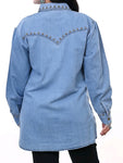 American Darling Women's Denim Shirt Jacket Dress