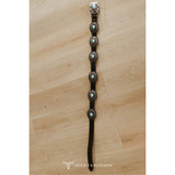 Turquoise Teardrop Brown Concho Belt