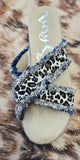 Very G Laney Cream Leopard Sandal