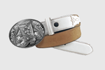 Wrangler Girl's Tan & White Belt