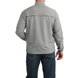 Cinch Men's Gray 1/2 Zip Windbreaker