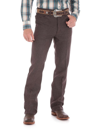 Wrangler Men's Wrancher Heather Brown Dress Pant