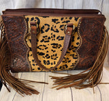 American Darling Cheetah Tooled Conceal Carry Tote