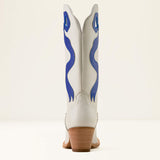 Ariat Women's Beaux Ivory & Blue Boot
