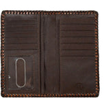 Scrolled Embossed Braided Rodeo Wallet