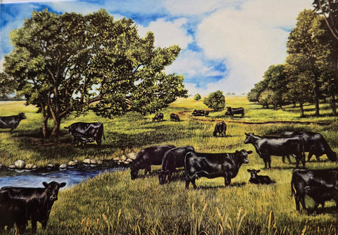 CJ Brown “Grazing in the Grove” Notecard