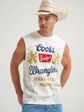 Wrangler Mens Coors Banquet Sleeveless Tee