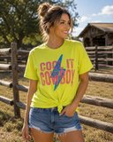 Cool It Cowboy Neon Tee