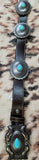 Turquoise Teardrop Concho Belt