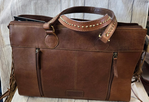 American Darling Cheetah Tooled Conceal Carry Tote