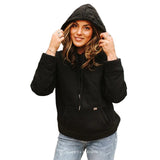 Black Quilted Hoodie