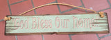 God Bless Our Farm Antique Wood Sign
