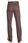 Circle S Mens Heather Brown Polyester Ranch Dress Pants