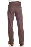 Circle S Mens Heather Brown Polyester Ranch Dress Pants