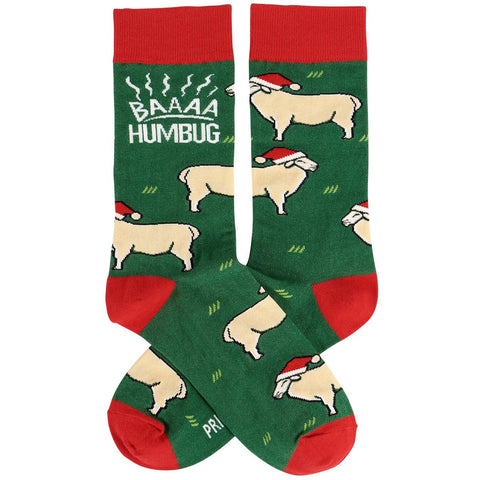Baaaa Humbug Socks
