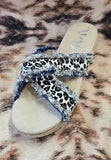 Very G Laney Cream Leopard Sandal