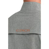 Cinch Men's Gray 1/2 Zip Windbreaker