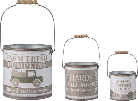 Small Town Fall Bucket Set
