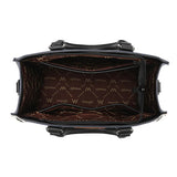 Wrangler Western Contrast Stitch Chevron Tote Bag-Dark Jean