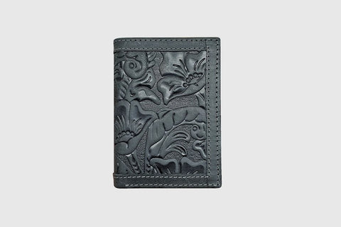 Wrangler Texas Rose Black Trifold Wallet