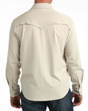 Cinch Men's Khaki Camp  Shirt