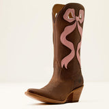 Ariat Women's Beaux Tan & Pink Boot