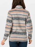 Cinch Women's Striped Polar Fleece Pullover
