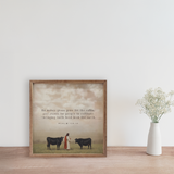 He Makes Grass Grow Psalm Sign